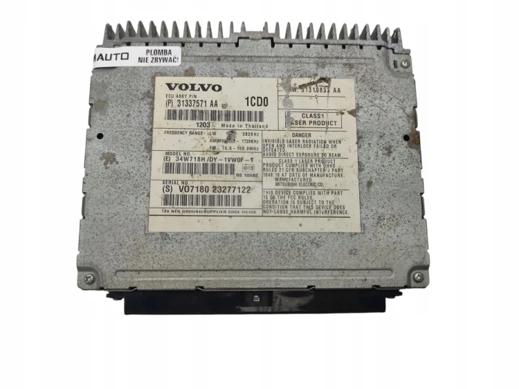 RADIO CZYTNIK VOLVO V70 III LIFT (2011-2013) 2.0 T5 241KM 31337571