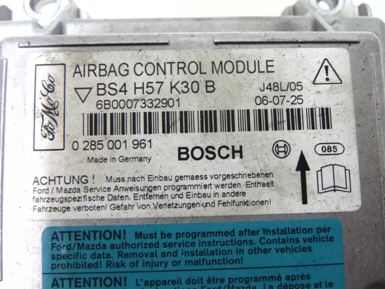 SENSOR PODUSZEK MAZDA 3 I (2003-2009) BS4H57K30B