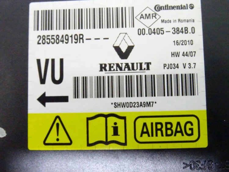 SENSOR PODUSZEK RENAULT SCENIC III (2009-2013) 285584919R