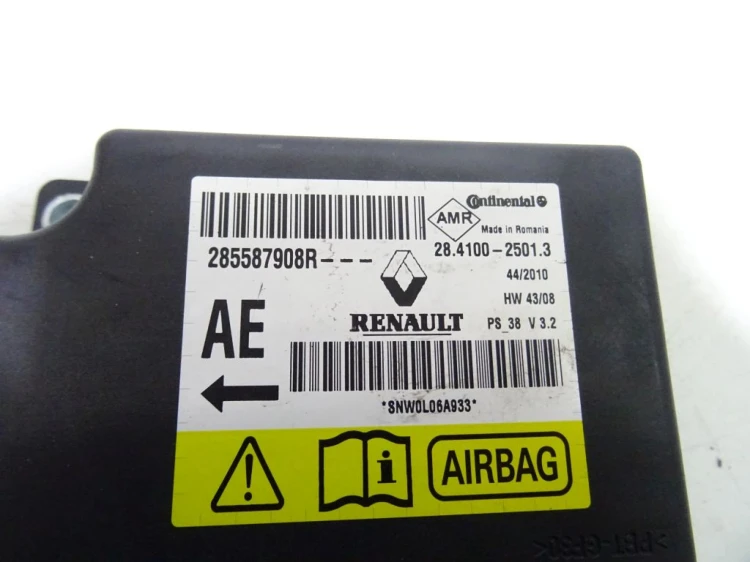 SENSOR PODUSZEK RENAULT MEGANE III (2008-2013) 285587908R