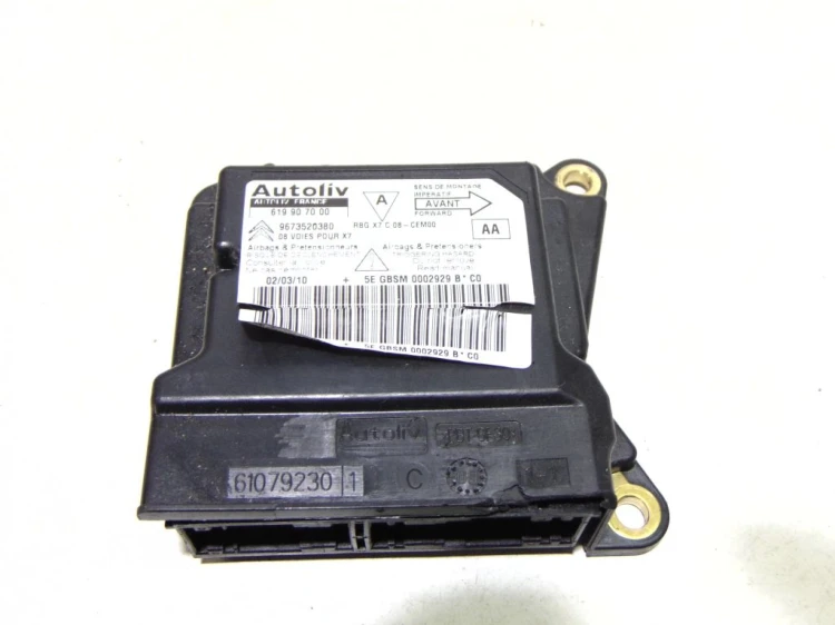 SENSOR PODUSZEK CITROEN C5 III (2008 -) 9673520380