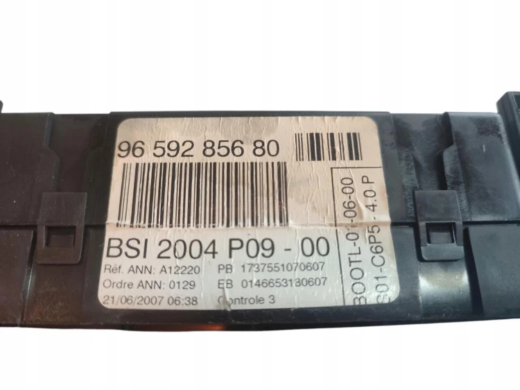 MODUŁ BSI CITROEN C4 I (2004-2008) 1.4 16V 88KM 9659285680