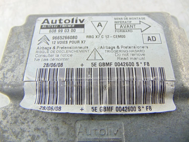 SENSOR PODUSZEK CITROEN C5 III (2008 -) 9665266080