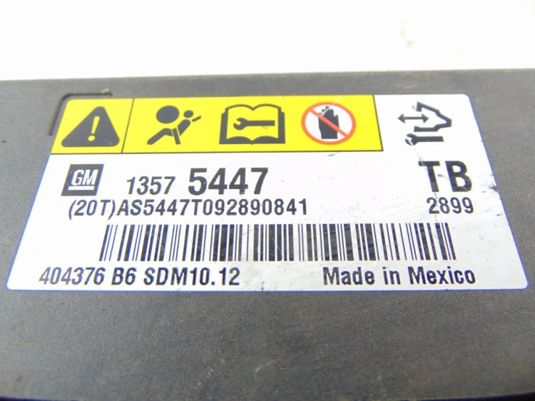 SENSOR PODUSZEK OPEL INSIGNIA (2008-2017) 2.0 CDTI 160 13575447