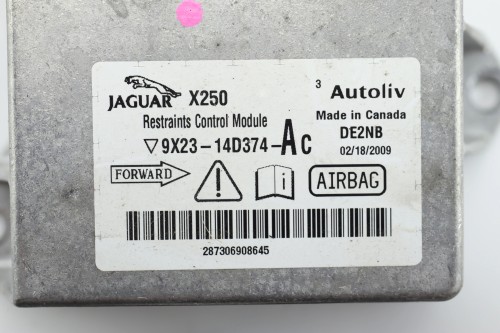 MODUŁ AIRBAG JAGUAR XF I X250 (2007-2011) 3.0 D V6 211KM 9X23-14D374-AC