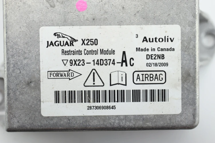 MODUŁ AIRBAG JAGUAR XF I X250 (2007-2011) 3.0 D V6 211KM 9X23-14D374-AC