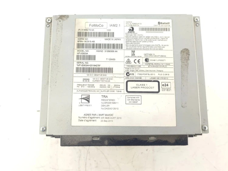 RADIO CD VOLVO S60 II (2010-2013) 2.4 D5 215KM 31358279AA