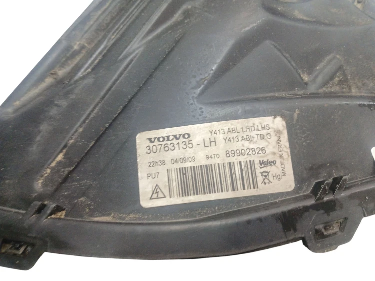 LAMPA LEWY PRZÓD VOLVO XC60 I (2008-2013) 2.4 D5 205KM 30763135