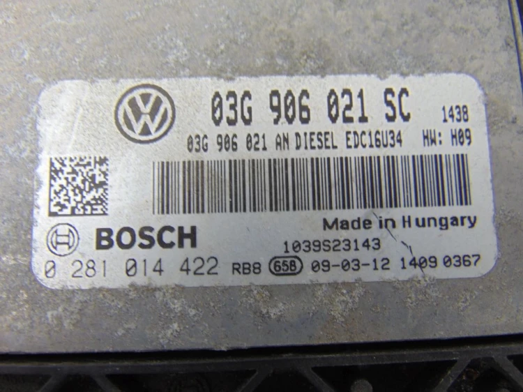 ZESTAW STARTOWY SEAT LEON II LIFT (2009-2012) 1.9 TDI 03G906021SC 028101442