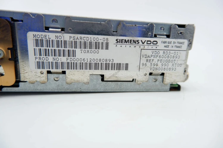 RADIO CD PEUGEOT 1007 (2004-2009) 96599990XT00