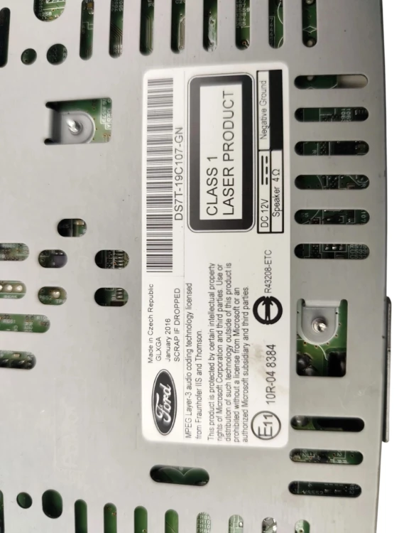 RADIO CZYTNIK FORD MONDEO MK5 (2014-2019) 2.0 TDCI 150KM DS7T-19C107-GN