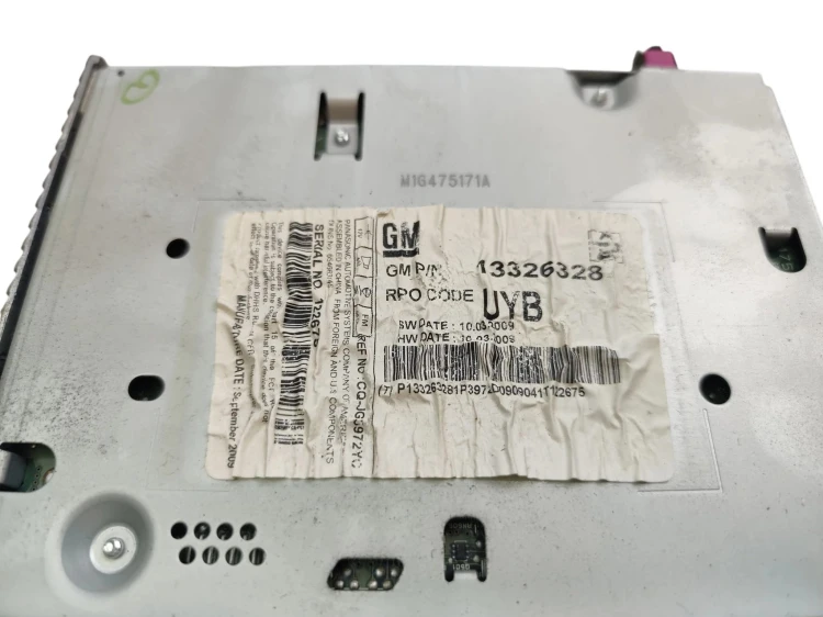 RADIO CD PANEL RADIA CHEVROLET CRUZE I (2008-2012) 13326328