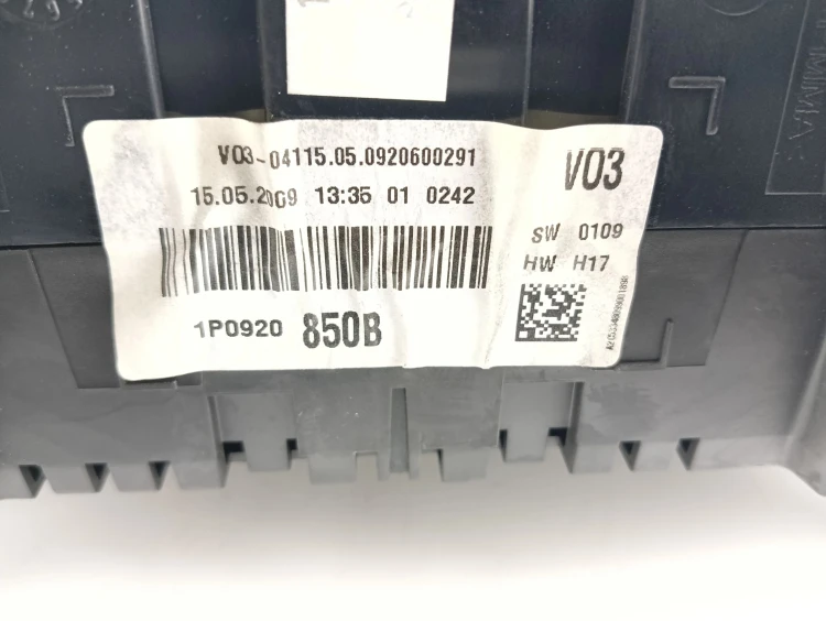 LICZNIK SEAT ALTEA XL LIFT (2009-2015) 1.6 8V 102KM 1P0920850B