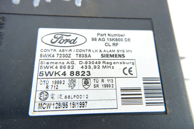 ZESTAW STARTOWY FORD FOCUS MK1 1.8 TDCI 1S4F-12A650-AC