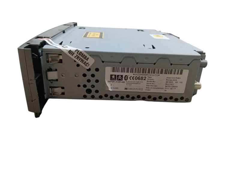 RADIO NAWIGACJA GPS PEUGEOT 308 I T7 LIFT (2011-2013) 1.6 e-HDI 112KM 96751