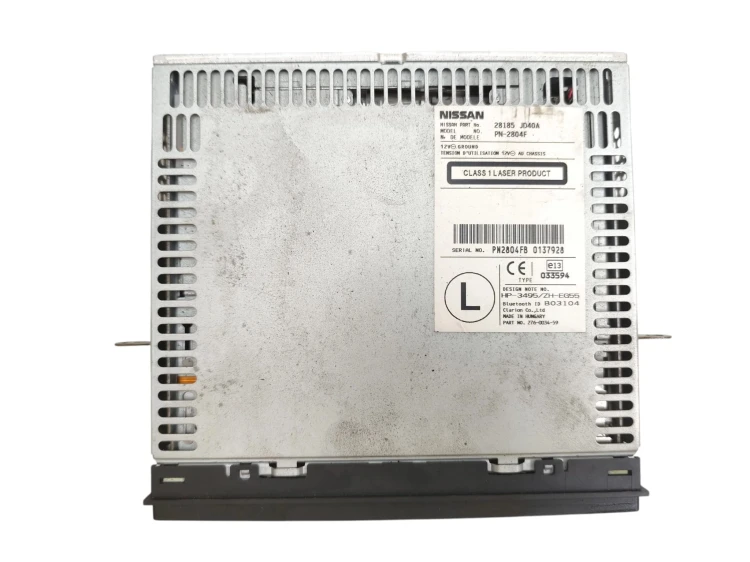RADIO NISSAN QASHQAI J10 (2007-2009) 2.0 DCI 150KM 28185JD40A