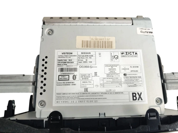 RADIO NISSAN QASHQAI J11 (2014-2017) 1.2 DIG-T 115KM 281854CA0A