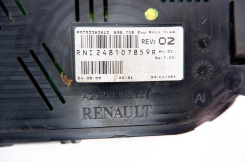 LICZNIK RENAULT MEGANE III (2008-2011) 1.9 DCI 130KM 248107859R