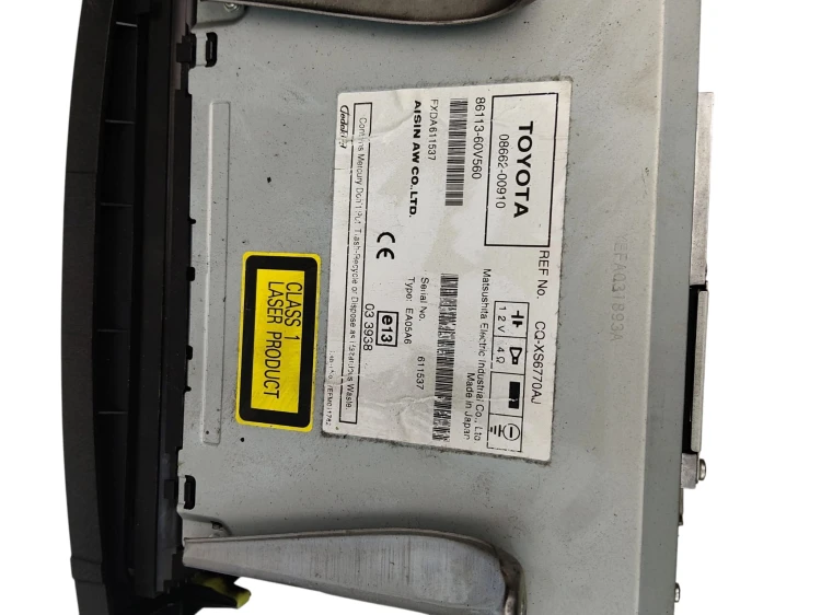 RADIO TOYOTA AVENSIS T25 LIFT (2006-2008) 2.0 D4D 126KM 08662-00910