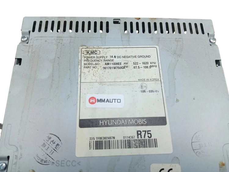 RADIO KIA RIO III (2011-2014) 1.4 CRDI 90KM 961701W750CA