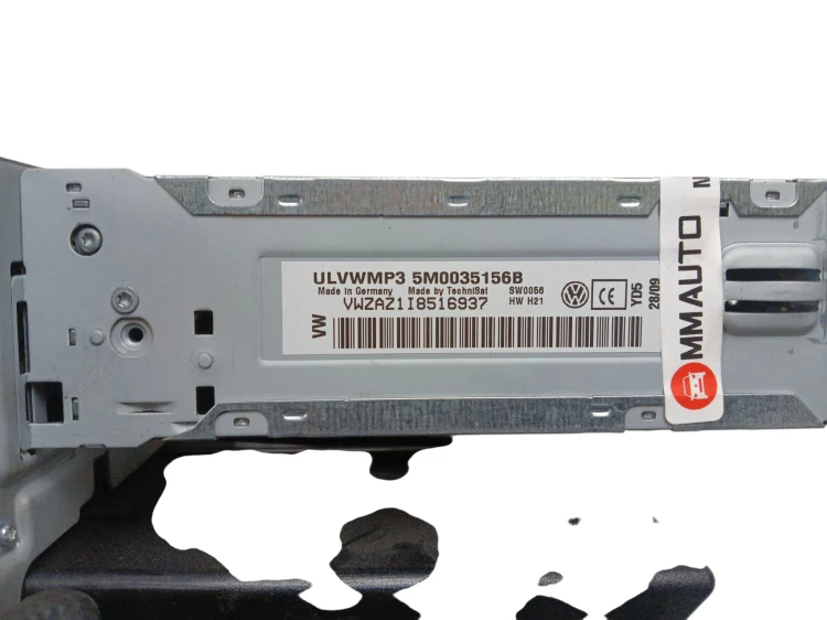 RADIO VOLKSWAGEN POLO V 6R (2009-2014) 1.2 12V 70KM 5M0035156B