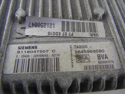KOMPUTER STEROWNIK SKRZYNI BIEGÓW CITROEN C5 I (2001-2004) 2.0 HDI 96459695