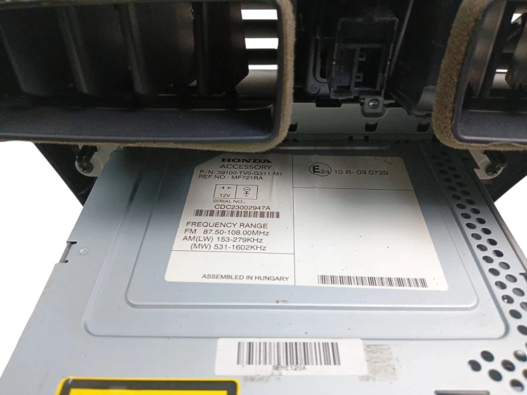 RADIO HONDA CIVIC IX (2011-2013) 1.8 I-VTEC 141KM 39100-TV0-G311-M1
