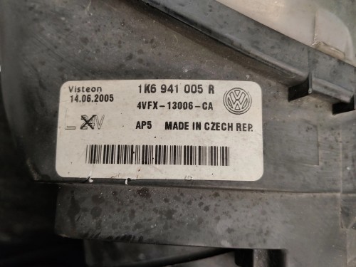LAMPA LEWY PRZÓD VOLKSWAGEN GOLF V (2003-2009) 1.6 8V 102KM 1K6941005R