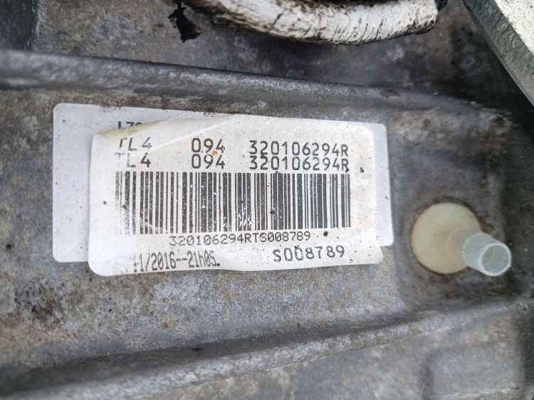 SKRZYNIA BIEGÓW RENAULT CAPTUR I (2013-2017) 1.2 TCE 118KM TL4094