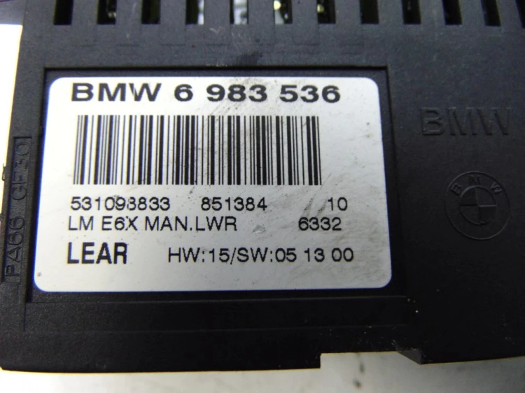 MODUŁ STEROWNIK ŚWIATEŁ BMW E60 6983536
