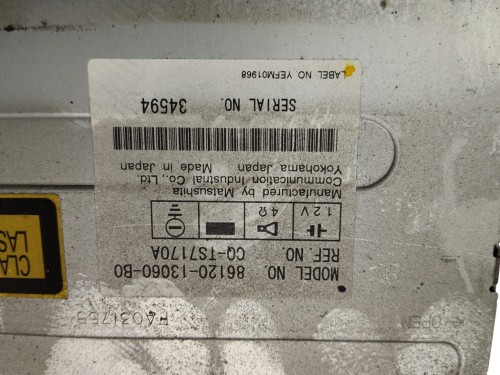 RADIO TOYOTA COROLLA VERSO I (2001-2004) 1.8 16V 135KM 86120-13060-B0
