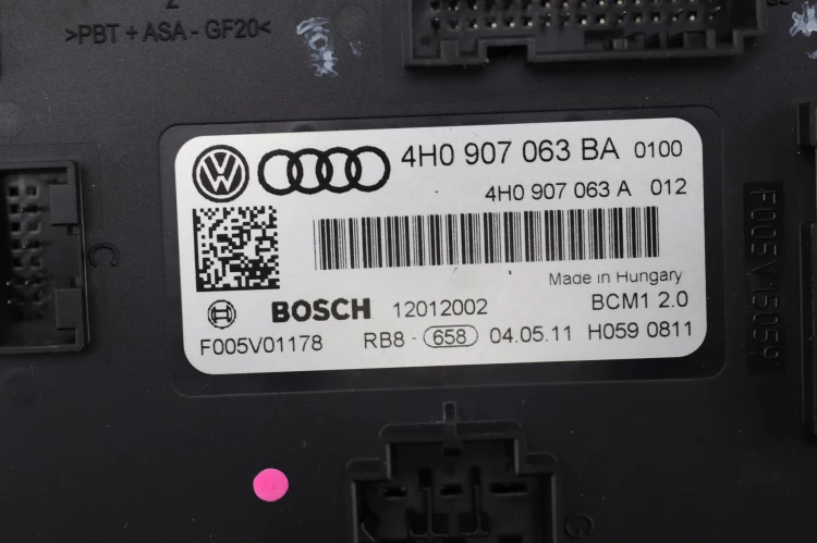 MODUŁ KOMFORTU AUDI A6 C7 (2011-2014) 3.0 TDI 204KM 4H0907063BA