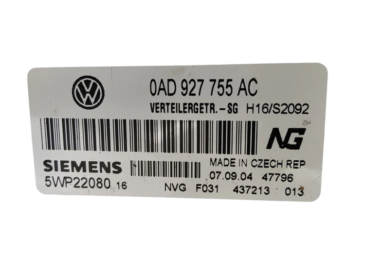 KOMPUTER STEROWNIK SKRZYNI BIEGÓW VOLKSWAGEN TOUAREG I 7L (2002-2006) 2.5 T