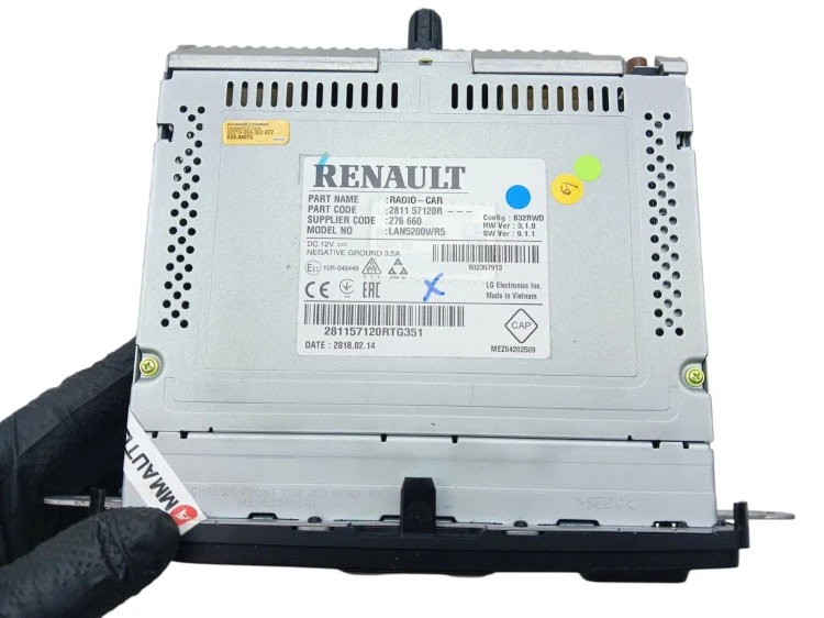 RADIO NAWIGACJA GPS RENAULT CAPTUR I LIFT (2017-2019) 0.9 TCE 90KM 28115712