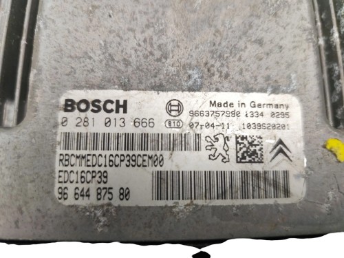 KOMPUTER STEROWNIK SILNIKA PEUGEOT 4007 (2007-2012) 2.2 HDI 156KM 966375798