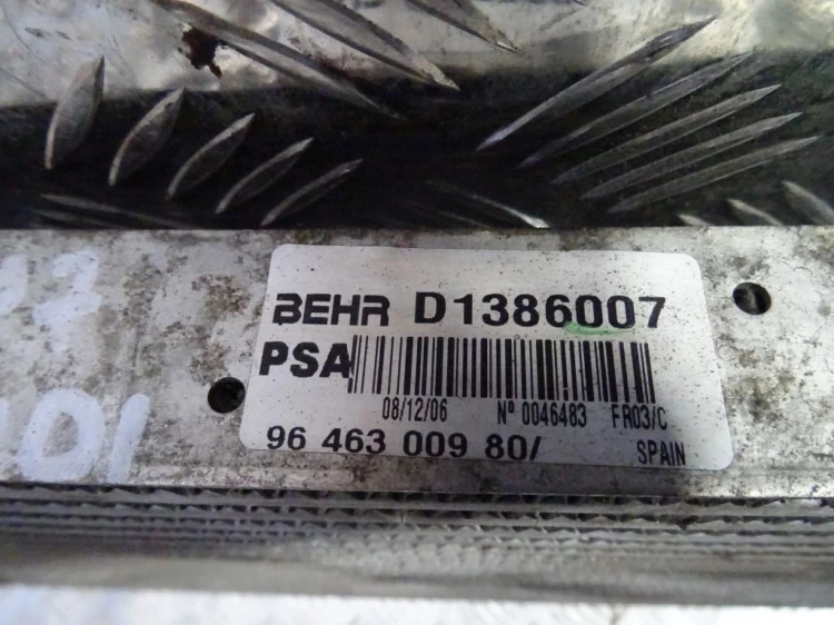 INTERCOOLER PEUGEOT 407 (2004-2008)