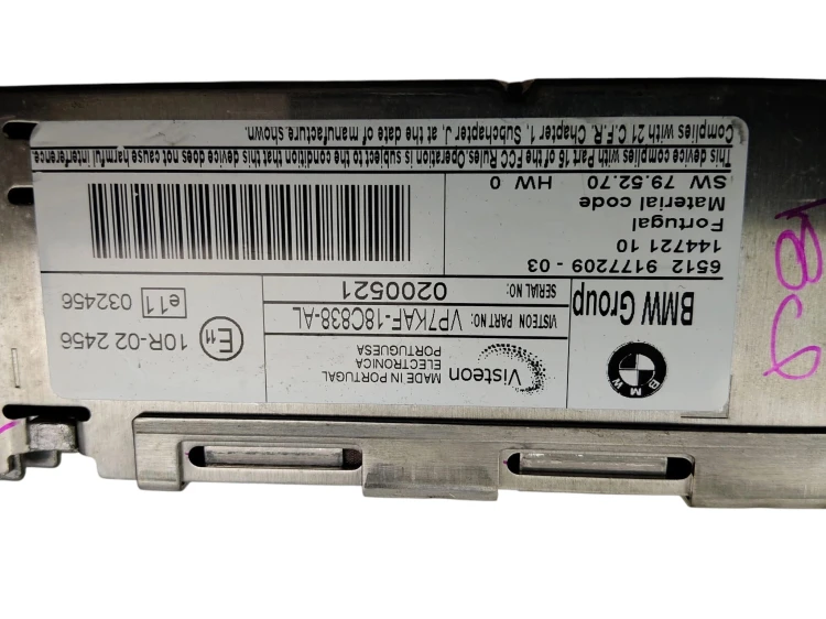 RADIO BMW E87 LIFT (2007-2011) 2.0 122KM 6512 9177209