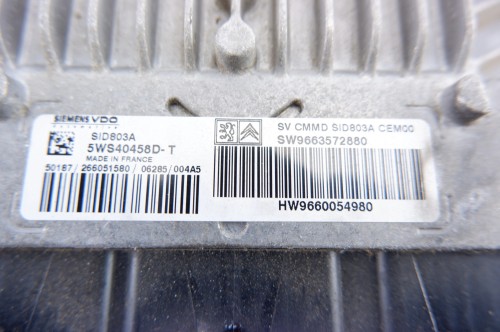 KOMPUTER STEROWNIK SILNIKA CITROEN C4 GRAND PICASSO 9663572880