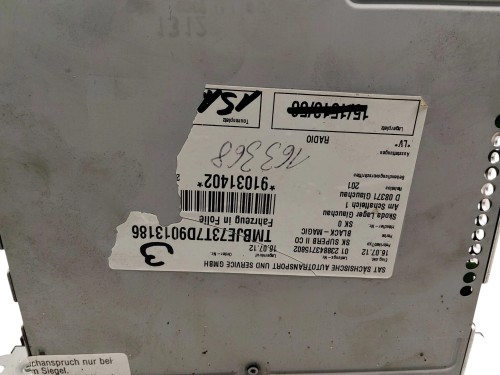 RADIO SKODA SUPERB 3T0035192H