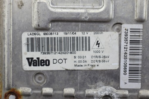 PRZETWORNICA XENON RENAULT SCENIC III (2009-2011) 1.6 DCI 130KM 89036113