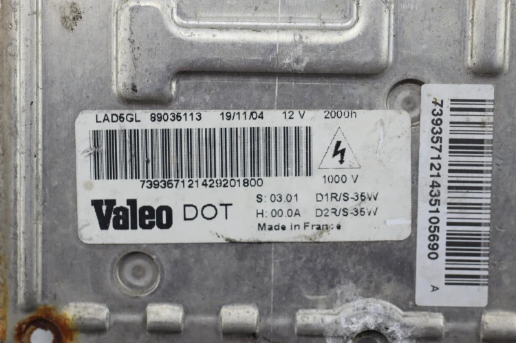PRZETWORNICA XENON RENAULT SCENIC III (2009-2011) 1.6 DCI 130KM 89036113