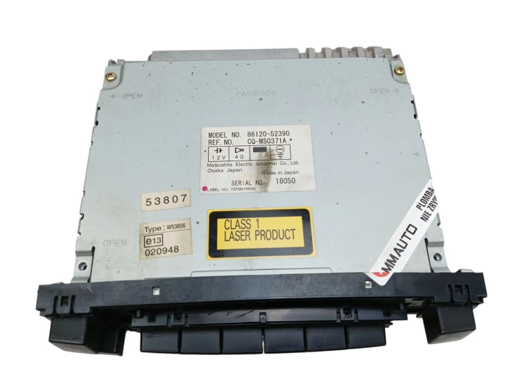 RADIO TOYOTA YARIS I (1999-2003) 1.4 D4D 75KM 86110-52140, 86120-52390