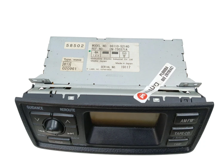 RADIO TOYOTA YARIS I (1999-2003) 1.4 D4D 75KM 86110-52140, 86120-52390