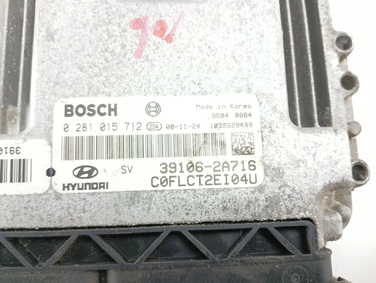 KOMPUTER STEROWNIK SILNIKA HYUNDAI I30 I (2007-2010) 1.6 CRDI 90KM 39106-2A