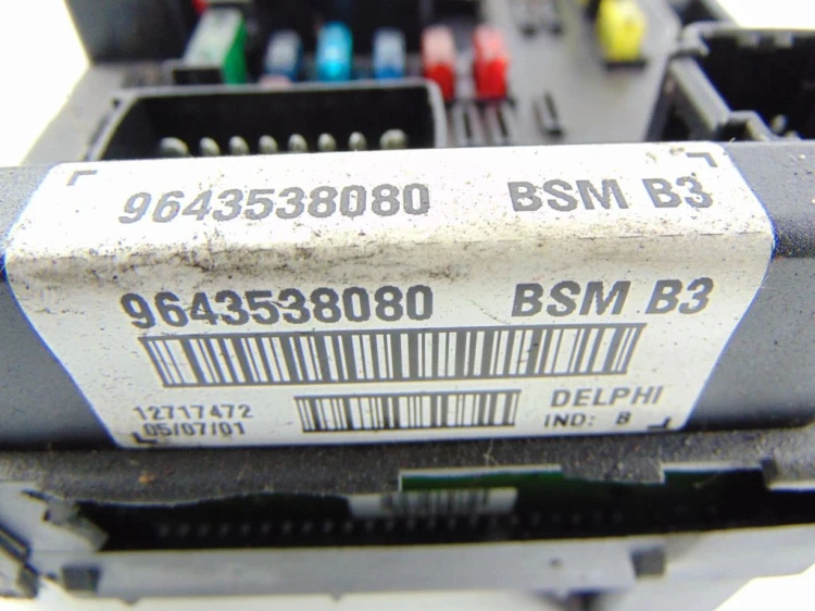 MODUŁ BSM PEUGEOT 307 (2001-2005) 9643538080