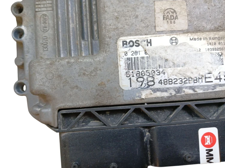 KOMPUTER STEROWNIK SILNIKA FIAT BRAVO II (2007-2010) 1.6 JTD 105KM 51805034