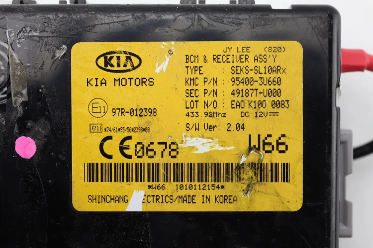 MODUŁ BCM KIA SPORTAGE III (2010-2015) 1.7 CRDI 95400-3U660