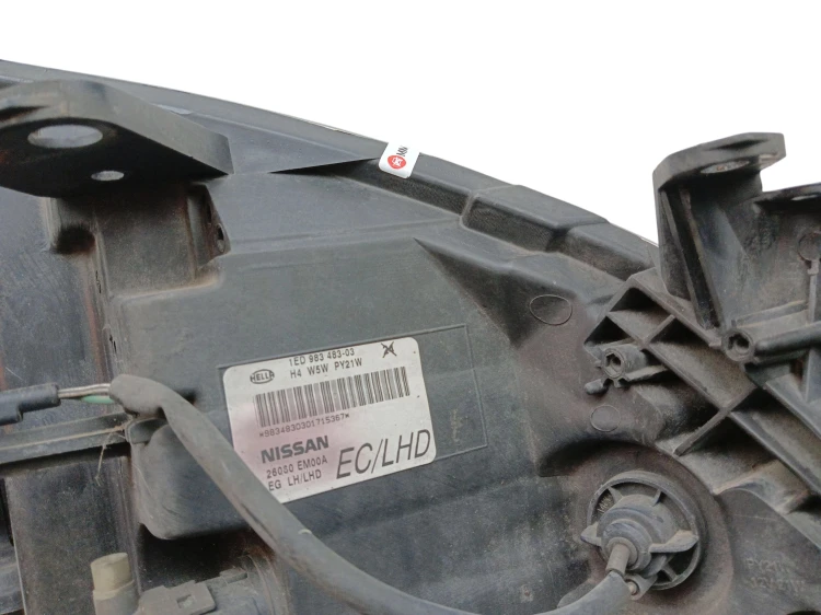 LAMPA LEWY PRZÓD NISSAN TIIDA (2004-2012) 1.6 16V 110KM 26080-EM00A