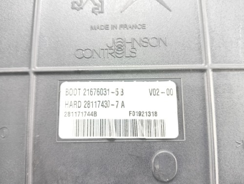 MODUŁ BSI CITROEN C4 PICASSO I (2006-2010) 1.6 HDI 109KM 9661940080