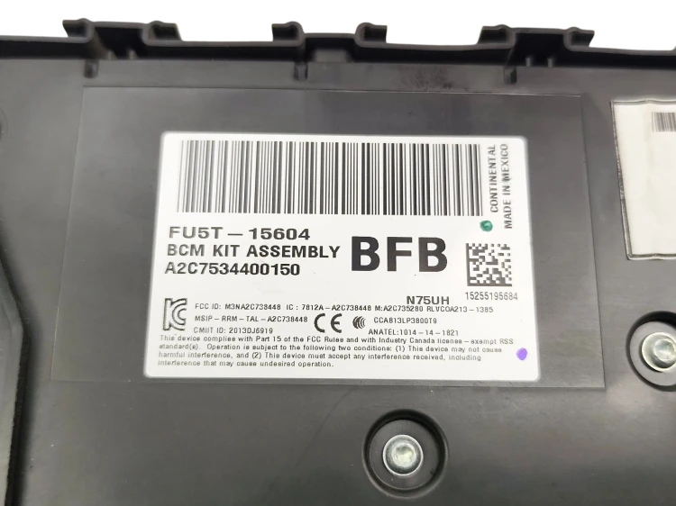 MODUŁ BCM FORD MONDEO MK5 (2014-2019) 2.0 TDCI 150KM FU5T-15604-BFB